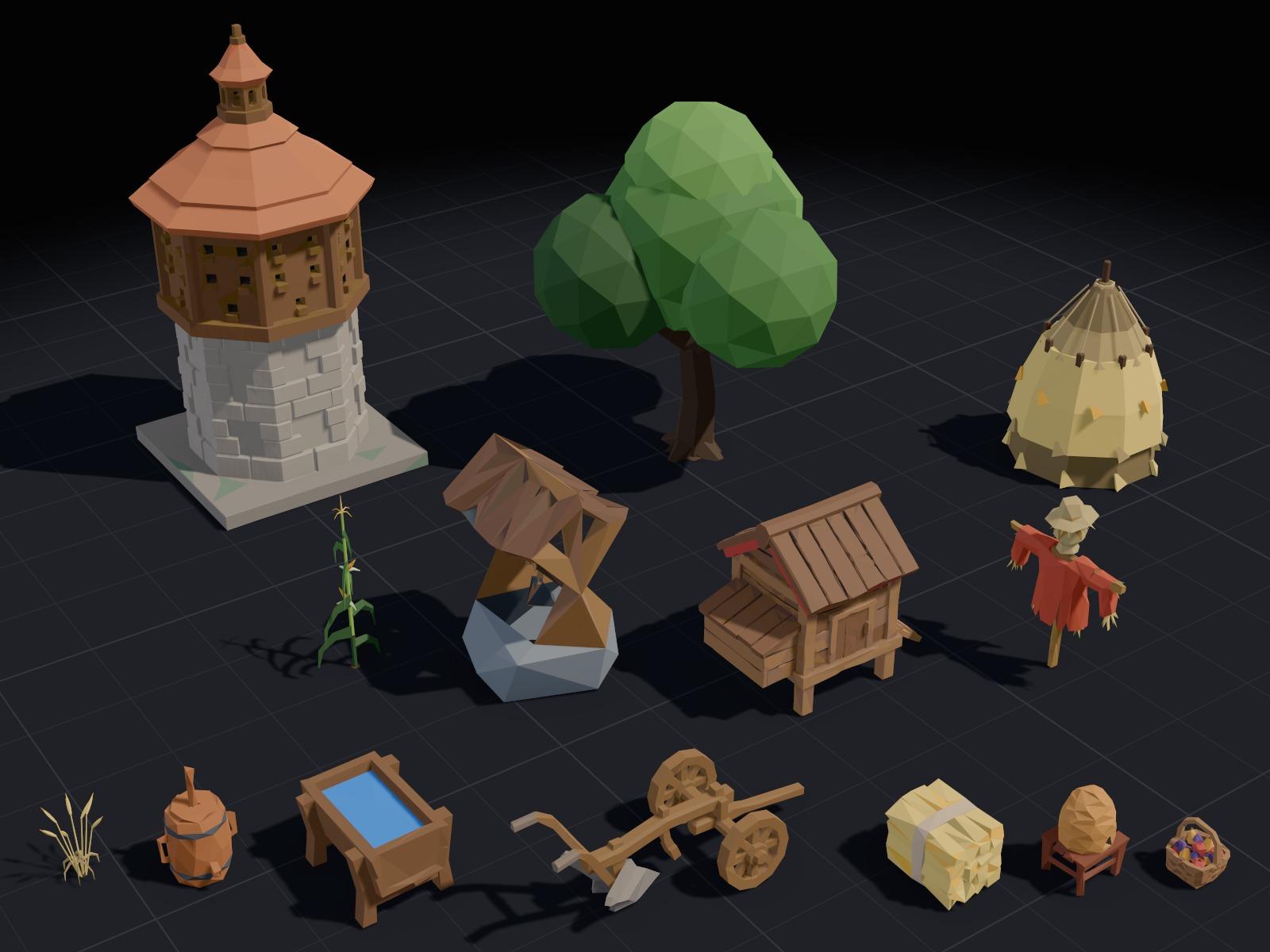 Some of the Farm & Livestock models