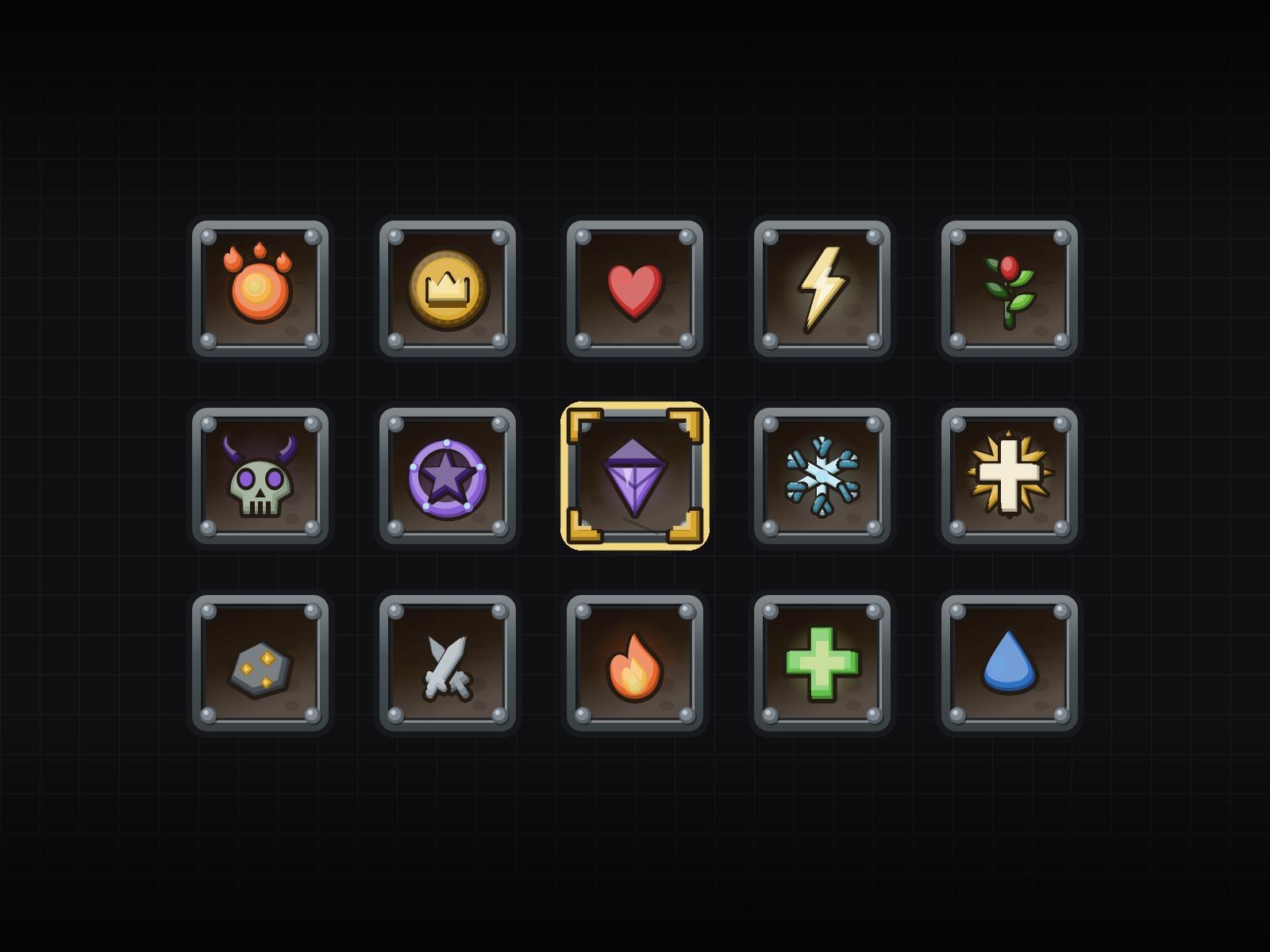 Some of the UI, Icons & HUD drawings