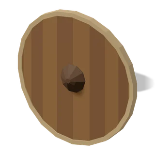 shield wooden 01, in the free edition
