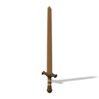 sword wooden 01, in the free edition